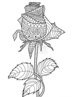Coloring book relaxing little rubella